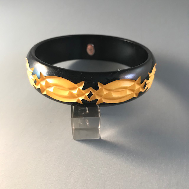 Louis Vuitton Bangle Inclusion Black & Gold 2013 - Katheley's