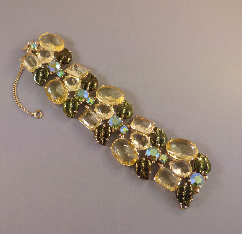 Schiaparelli Champagne Morning 1957 Wide Bracelet Glory This Is My Favorite Of All The Schiaparelli Jewelry And It In Excellent Brilliant Condition A Real Beauty