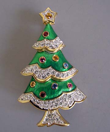 Swarovski christmas hotsell pins