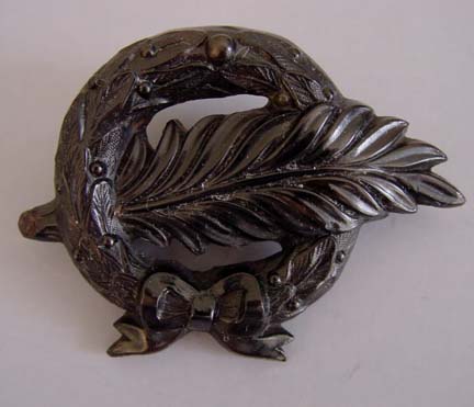 Bog oak brooch store