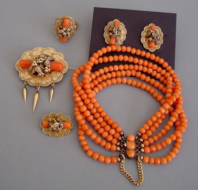 Coral Jewelry - Morning Glory Jewelry & Antiques