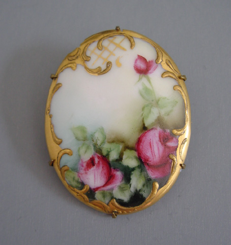 Hand Painted Jewelry - Morning Glory Jewelry & Antiques
