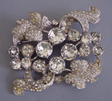 Clear Rhinestone Jewelry - Morning Glory Jewelry & Antiques