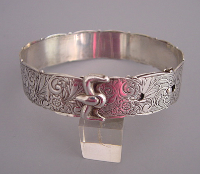 VICTORIAN silver buckle bracelet